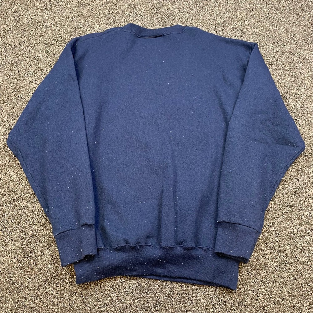 Vintage Tultex 1995 Rose Bowl Penn State Champions Sweatshirt Navy Blue Large - Picture 6 of 8